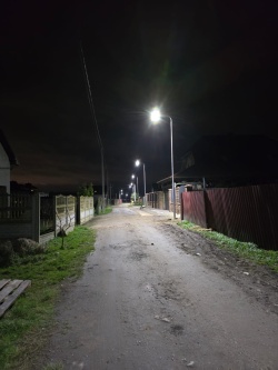 В Холмогоровке обустроили уличное освещение