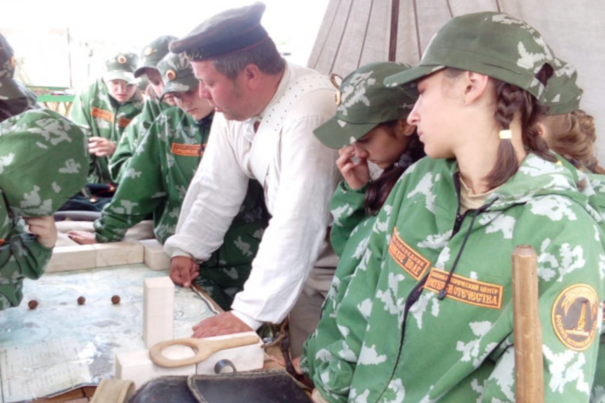 Зеленоградские юнармейцы - участники лагеря «Бородино»