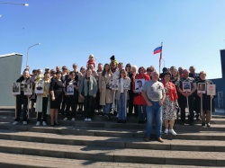 В Зеленоградском округе прошли памятные митинги и возложения цветов, посвящённые 78-й годовщине Великой Победы 