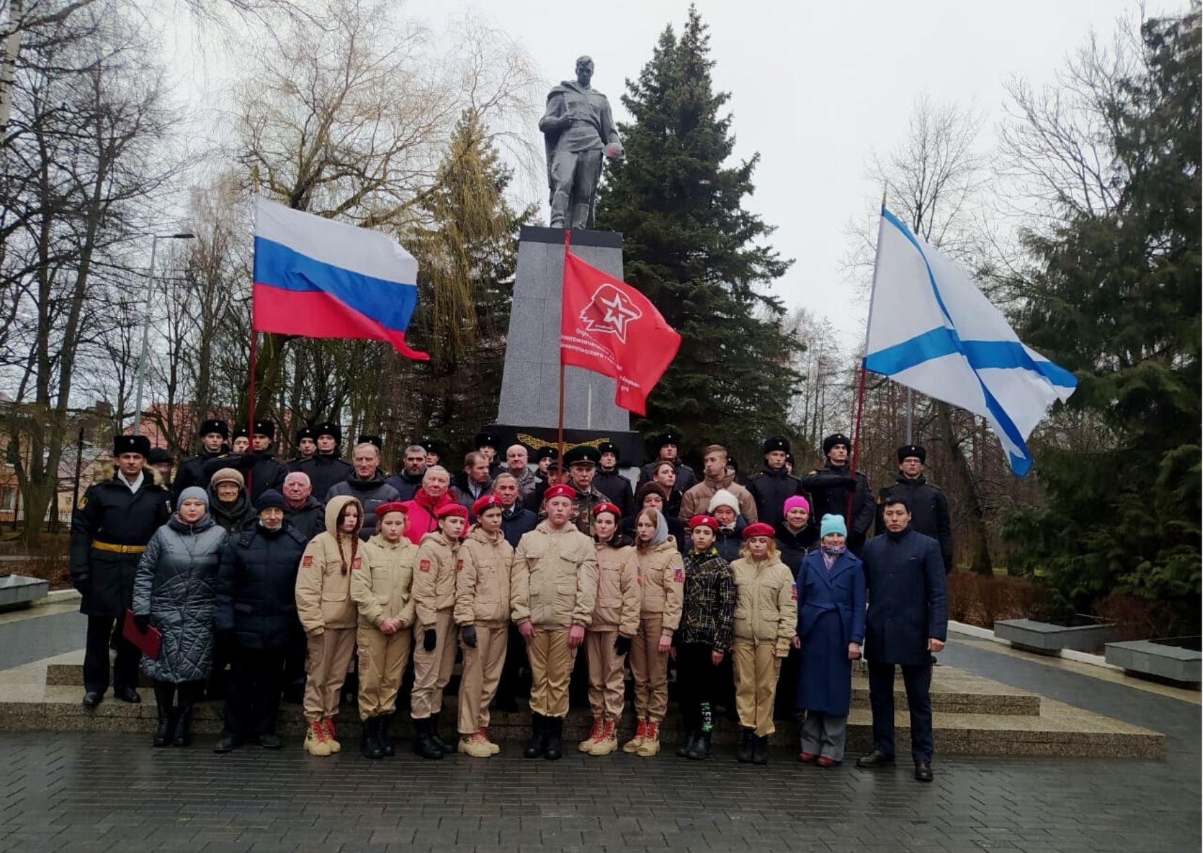 23 февраля 2022 года в Зеленоградском муниципальном округе прошли торжественные мероприятия, посвящённые Дню защитника Отечества