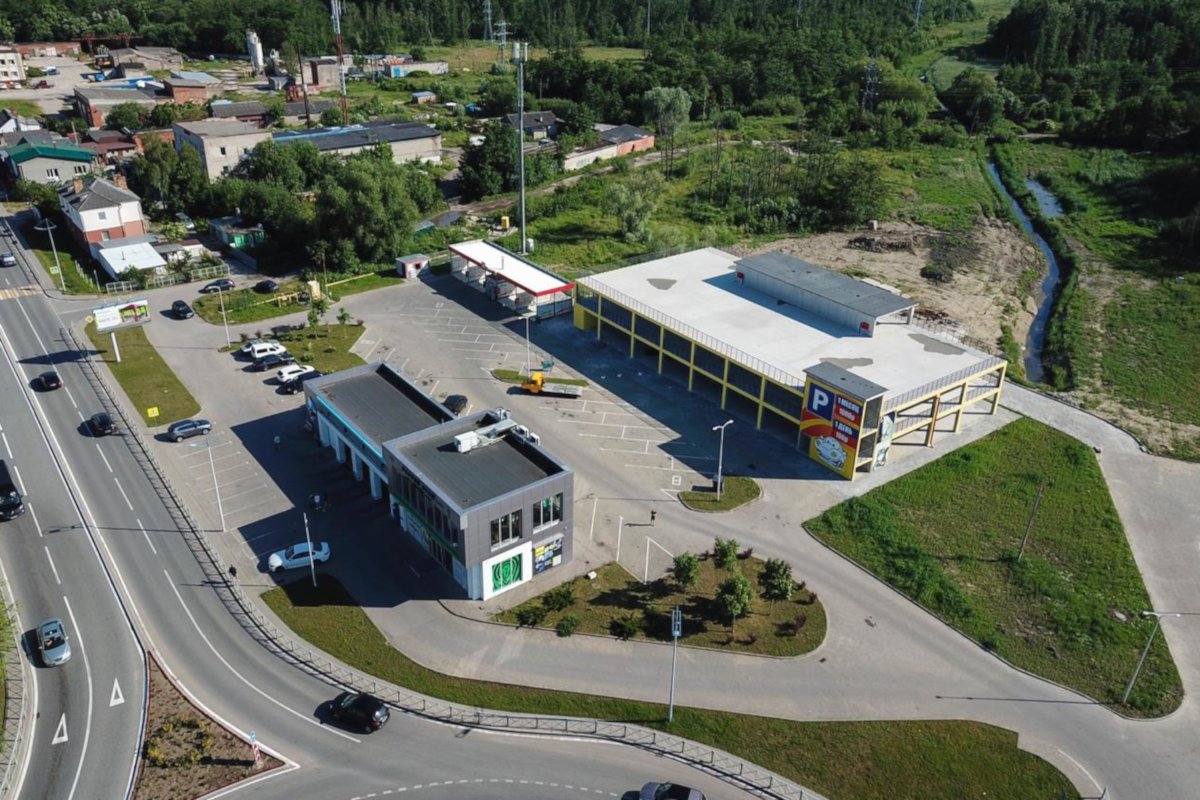 Завершено строительство новой парковки в г. Зеленоградске