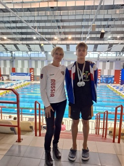 Арсений Хан стал призером всероссийских соревнований по плаванию