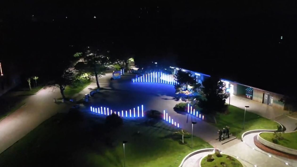 Световой фонтан в Зеленоградске будет работать круглый год