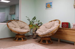 В Центре «Наш дом» открылась «зеленая комната» для помощи детям с психоэмоциональными травмами