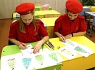Мельниковские школьники подготовили новогодние открытки для военнослужащих